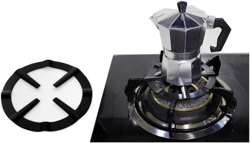 2 Pack Iron Gas Stove Cooker Plate - Coffee Moka Pot Stand Reducer Ring Holder