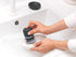 302626 Brabantia Refillable Soap Dispensing Washing Up Scrubbing Dish Brush, One Size, Dark Gray