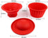 Giant Cupcake Molds - Dishwasher Safe Big Top Silicone Cupcake Molds, Non-Stick Jumbo Bake Sets for Easy Cake