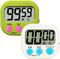 Digital Kitchen Timer for Teachers and Kids Cooking - Magnetic + ON/Off Switch + Count Up Countdown, Stopwatch Timer, 2