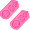 2 Pieces Superhero Silicone Mold, Cookie Fondant Molds, Candy Chocolate Fondant Molds.