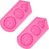 2 Pieces Superhero Silicone Mold, Cookie Fondant Molds, Candy Chocolate Fondant Molds.