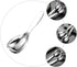 Serving Spoon, Metal Appetizer Spoons, Stainless Steel Serving Utensils, Non Stick Rice Scooper for Food Service