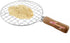Satre Online Stainless Steel Wire Roaster with Wooden Handle, Round Roasting Net, Papad Jali, Roti Jali