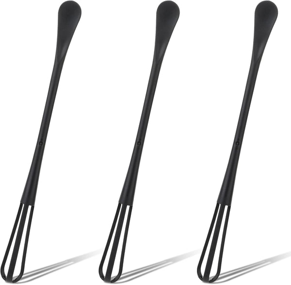 3 Pcs Tiny Whisk, Multifunctional Small Whisks for Cooking, Mini Whisk for Blending, Whisking, Beating Ingredients