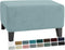 MAXIJIN Velvet Ottoman Cover Rectangular Stretch Square Ottoman Covers Slipcover Rectangle Washable