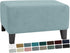 MAXIJIN Velvet Ottoman Cover Rectangular Stretch Square Ottoman Covers Slipcover Rectangle Washable