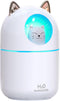 Cute Small Humidifier, 300ML Portable Cool Mist USB Air Humidifier with 7 Color Night Light for Bedroom Office Car