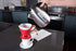 Melitta 640820 Ready Set Joe Filter Cone, Pourover Cone Manual Brewer, One Cup Brewer, Red