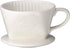 Kalita Coffee Dripper Ceramic 1-2 Person, White 101-Lotto #01001