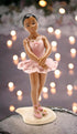 20901 African American Ballerina in Pink Dress, 6 1/8" H