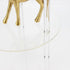 YINSHCO 2 12" Acrylic Detachable End Table, Round Acrylic Coffee Table, Tier Multifuntional Clear Nightstand End Table