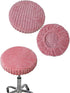 Shukii Stool Covers - 2 Pack Soft Slipcover with Elastic Cushion for