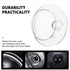 UPKOCH Tea Steeper, 4 Pack Glass Teapot Lid Replacement, Teapot Strainer Covers and Tea Filters