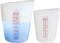 Silicone Measuring Cups (2 Cup + 1 Cup) for Epoxy Resin, Butter, Chocolate, 500/250 ML by ZUYEE