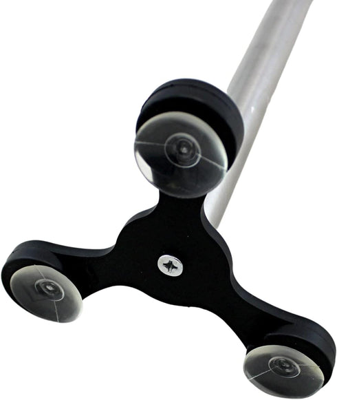 Stainless Steel Suction Cup Paper Towel Holder, Kitchen Bathroom Spare Toilet Paper Holder with Non-Slip Base