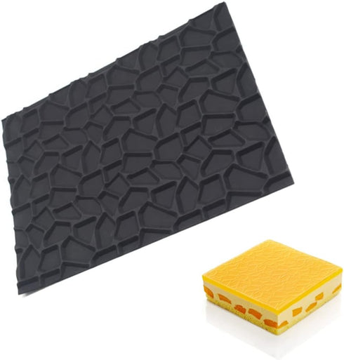 Irregular Shape Texture 3D Silicone Cake Mold, Baking Mat, Dessert Bakeware