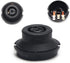 Fielect 2pcs Electric Kettle Base Coupler Connector, Black Temperature Control Tip Top Base Socket 220V