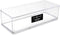 Isaac Jacobs Clear Acrylic Rectangular Stackable Storage Organizer, 9" L x 3.5" W x 2.5" H, Multi-Functional