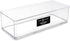 Isaac Jacobs Clear Acrylic Rectangular Stackable Storage Organizer, 9" L x 3.5" W x 2.5" H, Multi-Functional