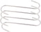 6 Inch Stainless Steel Meat Hooks, 4mm S-Hook for Meat Processing Butcher Hook