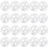 Kingrol 20 Pack 4-Inch Clear Plastic Fillable Ornaments Ball for Christmas, Wedding, Party, Home Decor