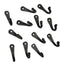 Hand Forged Metal Wall Hook Set, 12 Pcs Wrought Iron Handmade Hooks for Plant & Mug Farmhouse Kitchen Utensils
