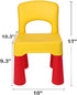 2-4 burgkidz Toddler Chair Plastic for Year Old, Kids Small Chair for Little Boys Girls, Lightweight Durable Montessori