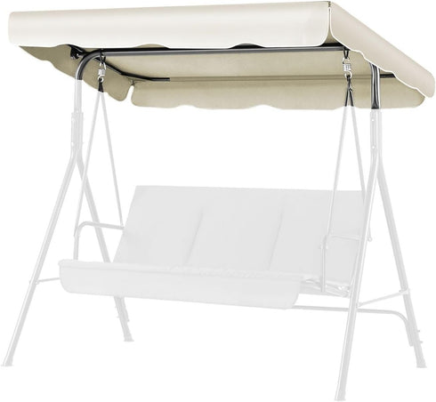 Flexzion Replacement Canopy for Outdoor Swing - 75" x 52" / 1.90m