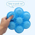 Webake Baby Food Freezer Trays with Lid, Silicone Ice Cube Molds with 7 Ice Pop Sticks, Set of 2