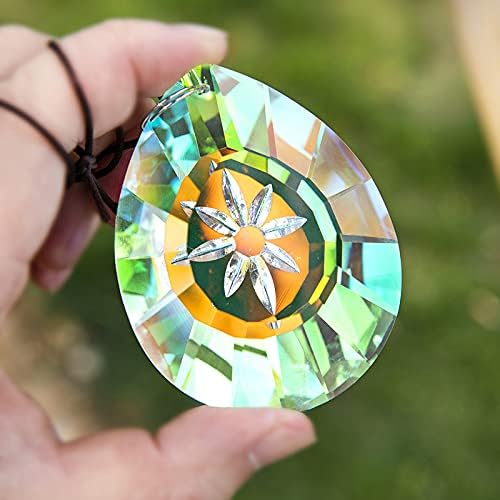 H&D HYALINE & DORA Crystal Rainbow Sun Catcher Hang for Window Glass