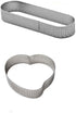 Tart Ring Stainless Steel Cake Mould, Kitchen Pastry Bakeware for Cookies, Bread Perforated Circle