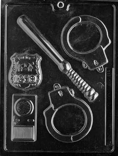 Life of the Party J078 Policeman Set - Chocolate Candy Mold