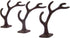 Rustic 4-Point Deer Antler Cast Iron Wall Hook, 5.6 Inch (Set of 3)