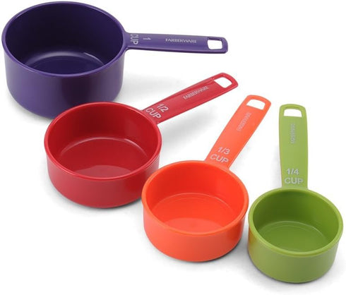 Farberware Color 9-Piece Plastic Measuring Cups and Spoons Set