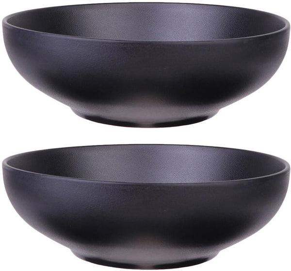 Hemoton 2Pcs Japanese Style Ramen Bowl, Large Soup Bowl, Melamine Noodle Soup Bowls
