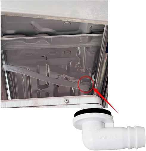 2pcs 15mm Air Conditioner Drain Hose Connector Conduct Condensate Plug Teeth Seal Elbow Fitting