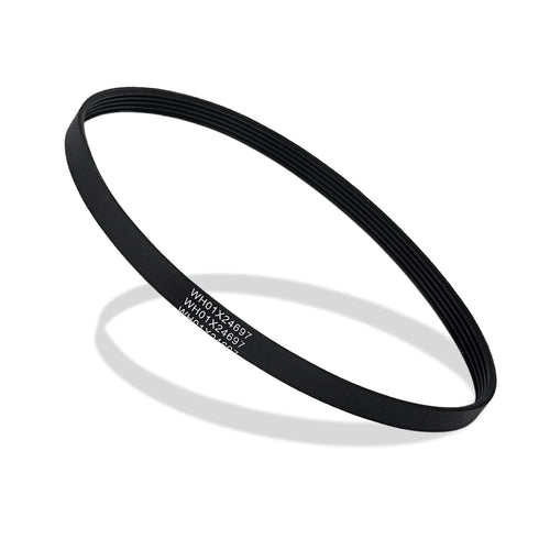 WH01X24697 Washer Drive Belt Compatible with GE, Hotpoint Clothes Washing Machine, Replacement AP6037512, 4585709