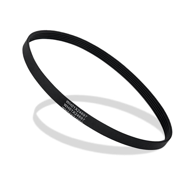 WH01X24697 Washer Drive Belt Compatible with GE, Hotpoint Clothes Washing Machine, Replacement AP6037512, 4585709
