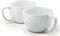 Norpro My Favorite Jumbo Porcelain Mugs, Set of 2, White