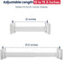 2 Packs Safoner Adjustable RV Shower Corner Storage Bar- Durable Aluminum RV Corner Caddy for Shower Organization