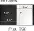 CRANBURY Small Photo Album 5x7 - 2-Pack Plastic Photo Book with 24 Pockets for 48 Pictures