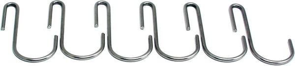 Enclume Set of 6 Basket Hooks, Stainless Steel for Pot Racks