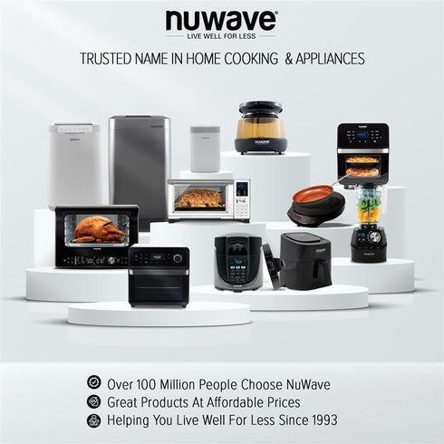 Nuwave Obsidian Gray Portable Blender, Personal USB-C Rechargeable Blender with 6-Piece Blade for Crushing Ice, 18 Oz