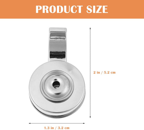 Stainless Steel Kettle Whistle Replacement 2Pcs, Portable Teapot Spout Tip for Loud Boiling Alert, Fits Most Kettles