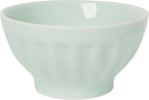 Now Designs Flora Stoneware Sundae Bar Bowls, Set of 6, 4 oz, Perfect for Ice Cream and Desserts