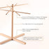 8 iSiLER Natural Beech Wood Pasta Drying Rack with Branches, Easy to Transfer for Drying Pasta and Spaghetti, Special