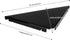 evron Set 2, Corner Shelf Wall Mount, Acrylic Corner Shelves for Bathroom & Kitchen, Living Room, Space-Saving Wall