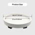 itechpanda Outdoor Roll Around Plant Caddy with Wheeled Planter Pallet, Heavy Duty Plant Tray Round Planter Trolly