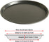 Carbon Steel Non-stick Round Deep Dish Pizza Pan, 10 inch Oven Tray for Homemade Pizza Baking
